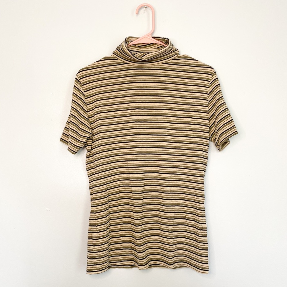 Banana Republic 70s Inspired Stripe Turtleneck